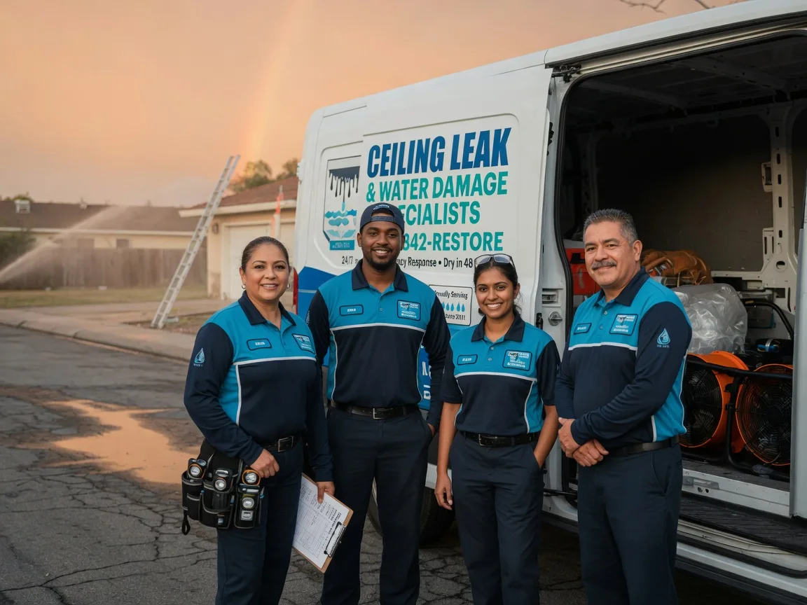 Ceiling Leak Cleanup company in Claremont, VA